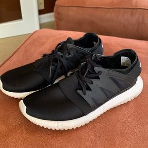 Adidas tubular athletic shoe